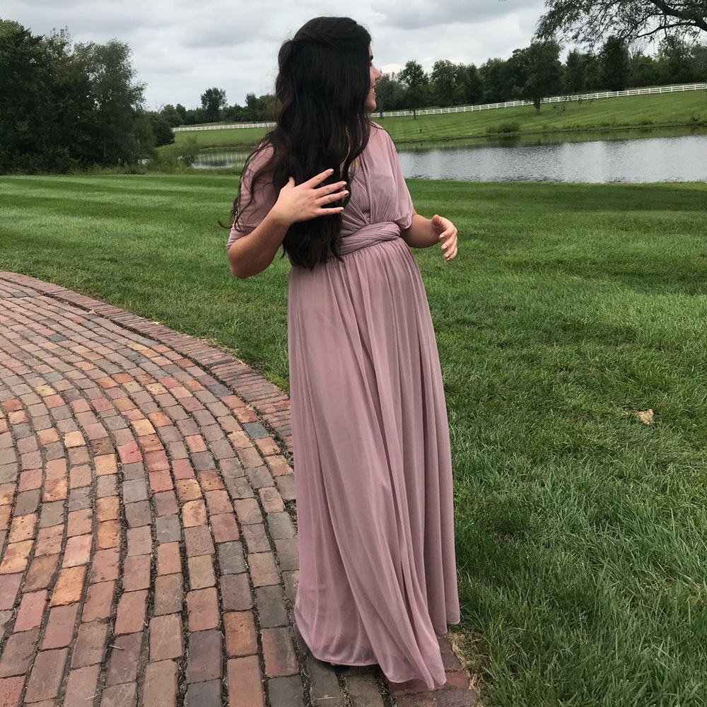 Birdy Grey Chicky Convertible Dress- Mauve- Large